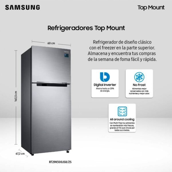 REFRIGERADOR SAMSUNG MODELO RT29K500JS8/ZS - Imagen 3