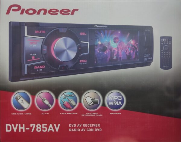 CAR AUDIO PIONEER MODELO DVH-785AV - Imagen 3