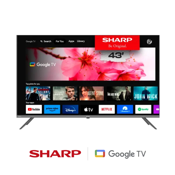 LED TV SHARP 43" MODELO 2T-C43GF2060L - Imagen 2