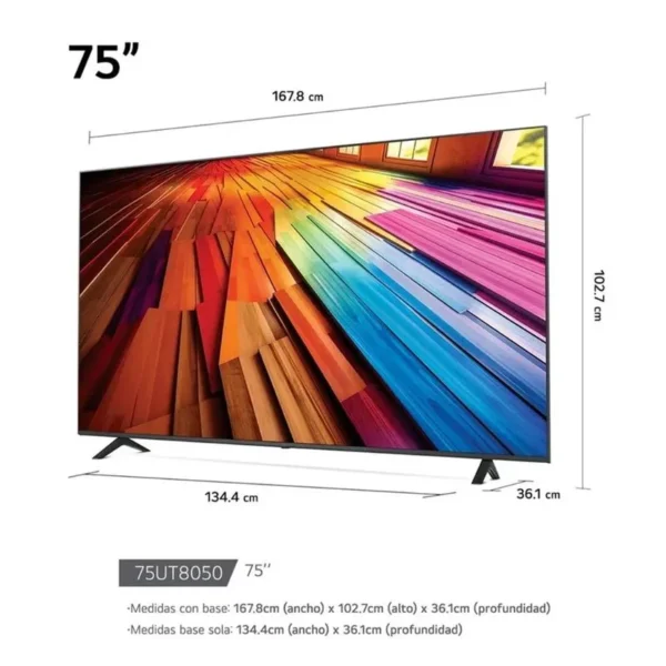 LED TV LG 75" MODELO 75UT8050PSB - Imagen 7