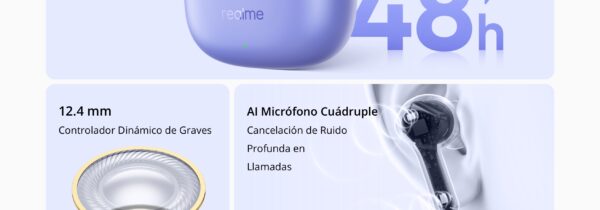 AUDIFONOS REALME BUDS T200 LITE - Imagen 2