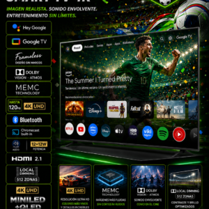 MINILED TV MASTER G 75″ MODELO MGGKM75IUFQ