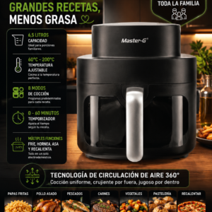 FREIDORA DE AIRE 6,5 LITROS MG65AIRF