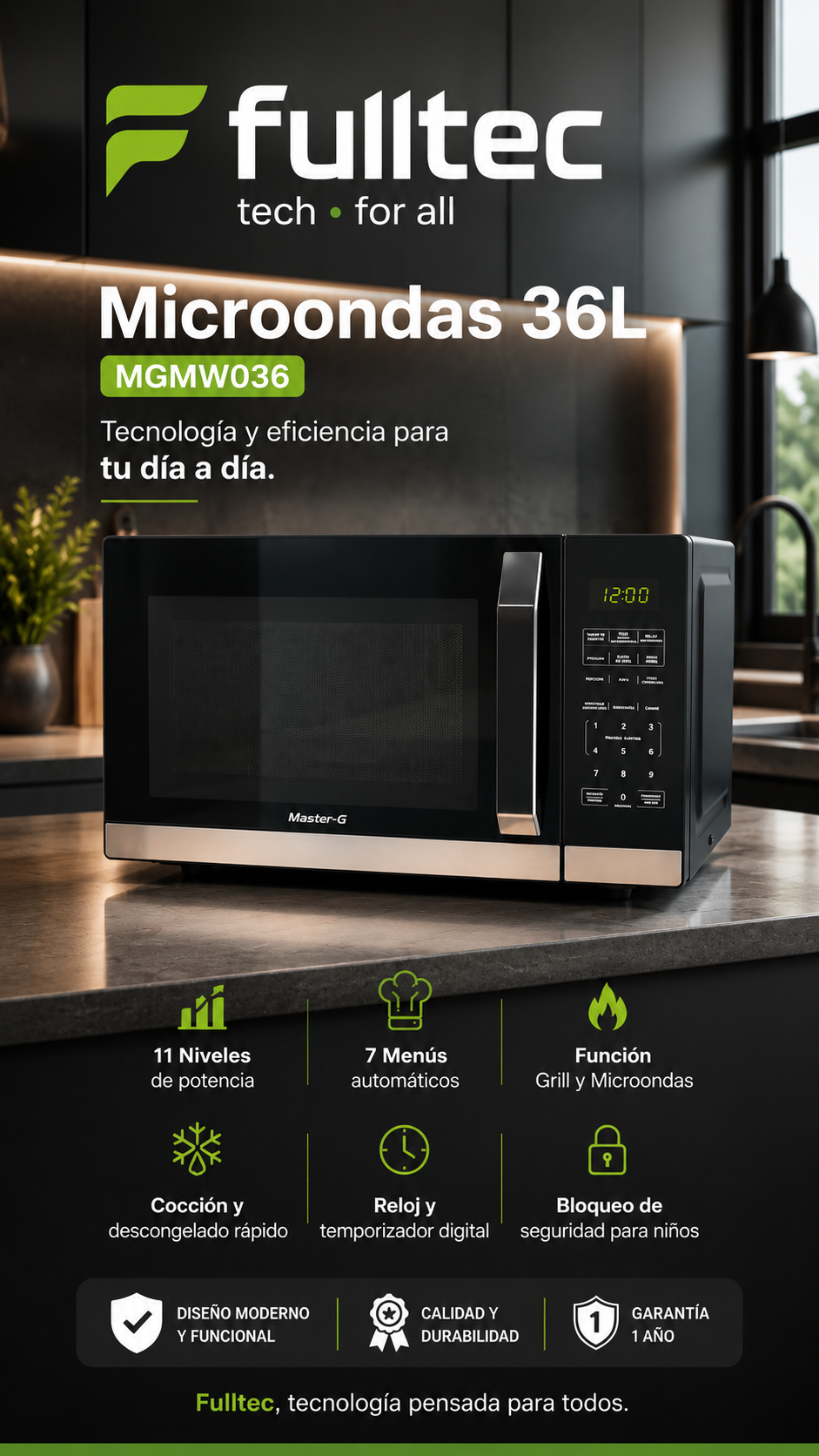 MICROONDAS 36 LITROS MGMWO36