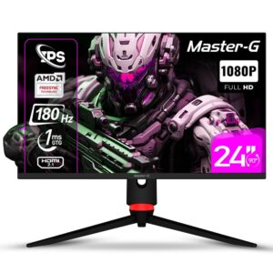 Monitor gamer Master-G MGMG2440 de 24 pulgadas Full HD a 180 Hz y 1 ms