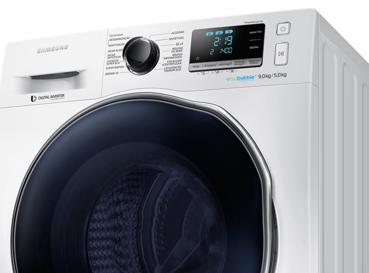 LAVADORA Y SECADORA SAMSUNG 9KG MODELO WD90J6410AW/ZS - Imagen 5